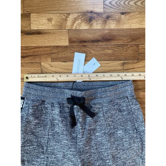 Ugg Australia Womens Medium Iris Terry Track Pant Gray Stripe Tapered Sweatpants - Picture 4 of 7